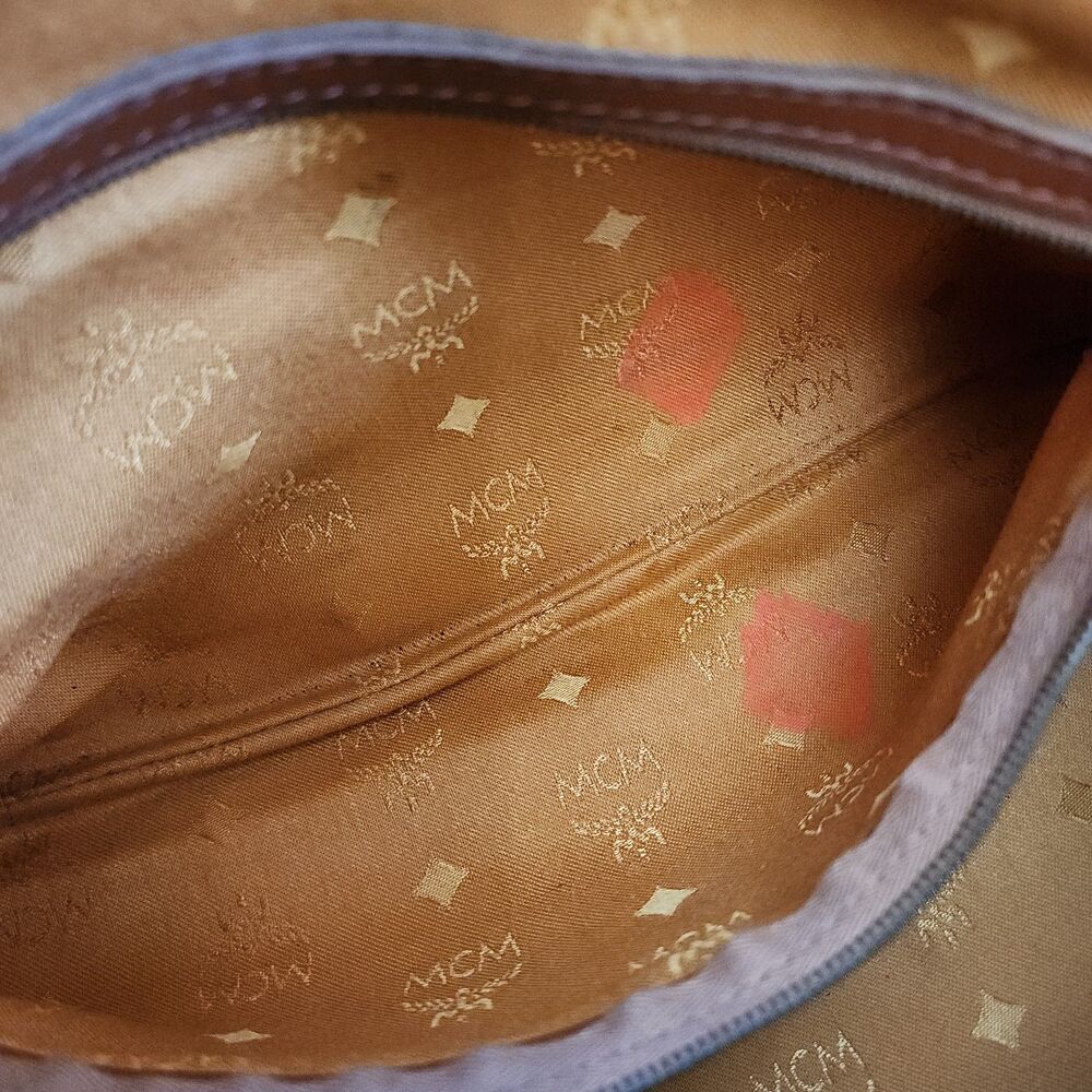 MCM Leather Boston Bag with Crossbody Strap - Picture 11 of 12